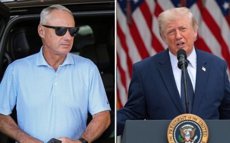 MLB commissioner says Trump 'interested' in MLB CBA negotiations but 'will pass' on potential help