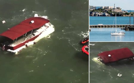 Multiple rescued from pontoon boat near Alcatraz as search continues for missing persons