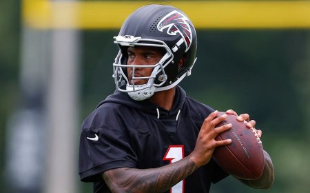 Falcons quarterback competition takes early hit as Tua Tagovailoa suffers 'flare-up' in training camp