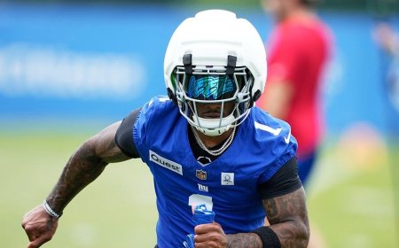 Malik Nabers 'looked good' in surprising full practice as Giants kick off training camp in West Virginia