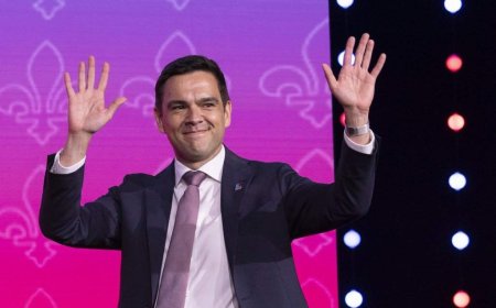 Quebec Liberal Party leader Charles Milliard unveils economic plan