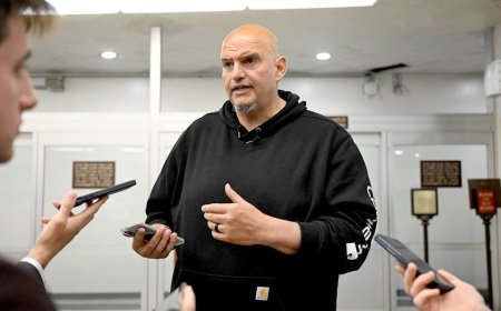 Fetterman unloads on reporter from 'trash' anti-Israel outlet, asks why it loves 'Hamas and Iran'