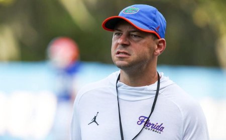 Florida Gators coach reveals damning clip of ESPN host sniffing a high-heel as foot feud escalates
