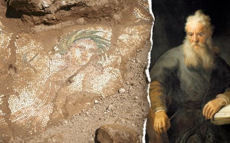 Rare pagan masterpiece emerges near where St Paul spread teachings of Christianity