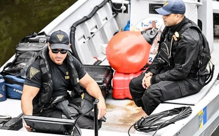 10-year-old boy's body pulled from New Jersey river as rescuers search for his sister