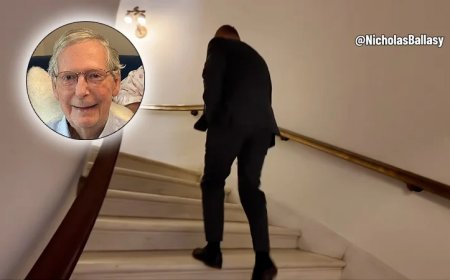 Watch: Senior McConnell Aide Runs From Reporter Asking Why There’s No Video of Senator