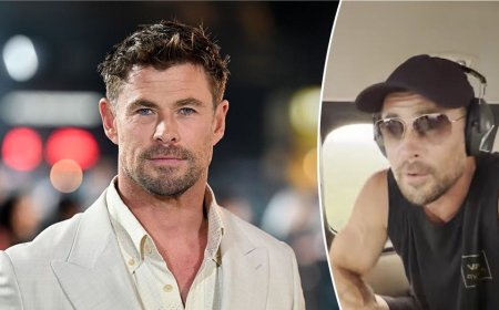 Chris Hemsworth shares terrifying footage from 'crazy' plane ride through lightning and severe turbulence