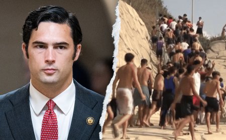 Firebrand rep unloads on socialist prime minister as 'hordes of military aged men' swarm European country