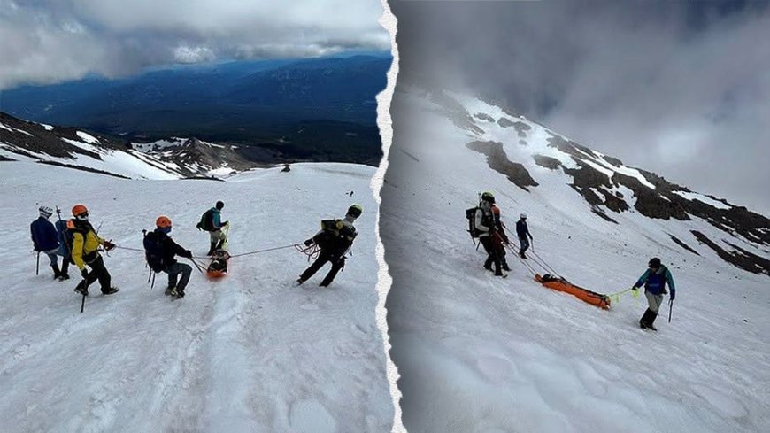 Novice climber survives 1,500-foot drop on California's Mount Shasta after helicopter rescue delayed by clouds