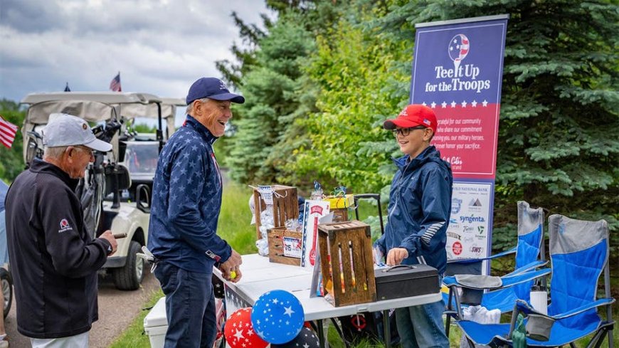 Minnesota brothers lauded for patriotism after raising $60k for veterans group with lemonade stand