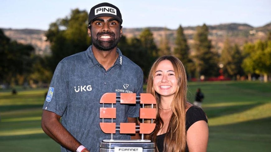 PGA star Sahith Theegala's fiancée feuds with SportsCenter host over 'uncomfortable' interaction