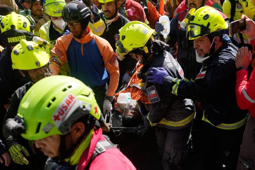 Venezuelan man pulled alive from basement rubble 8 days after twin quakes