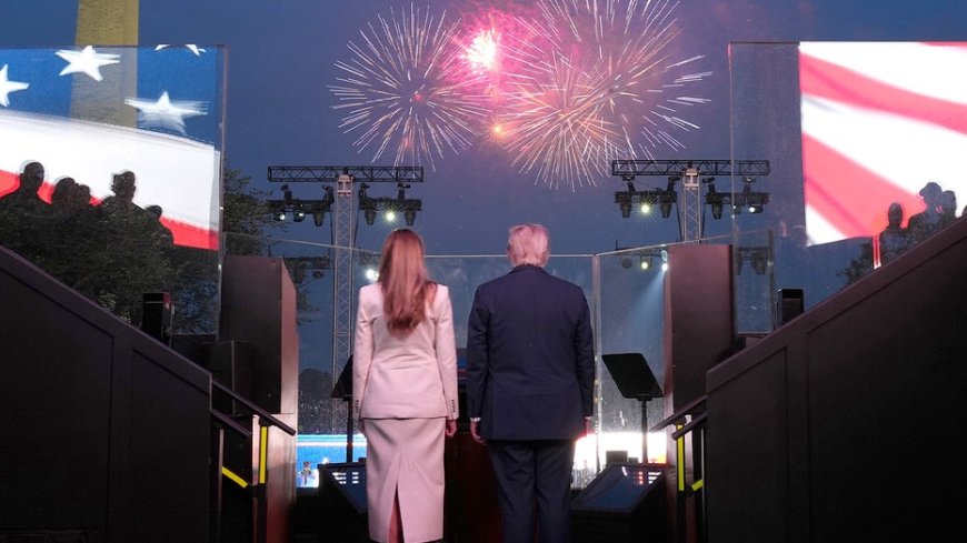 Trump kicks off Fourth of July weekend with symbolic salute to America’s legacy