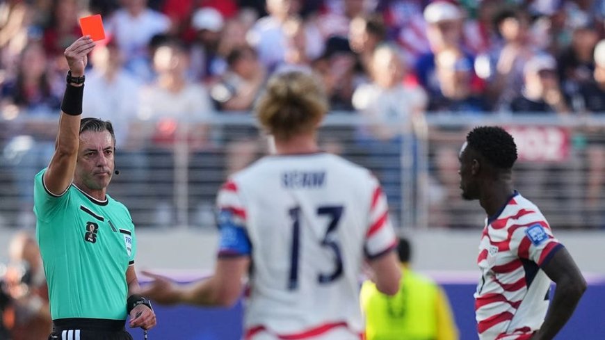 USA's Folarin Balogun criticizes referee's red card in first comments since controversial ruling