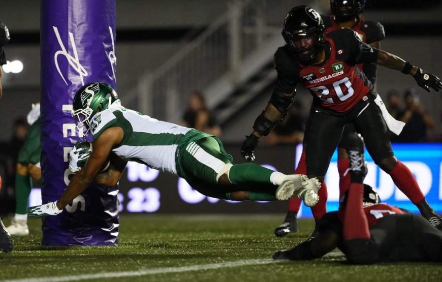 Roughriders’ defence defuses Redblacks’ drive