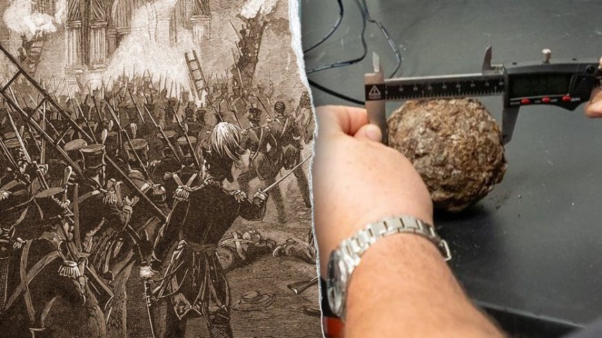 Rare cannonball emerges from ground at the Alamo, likely untouched for nearly 190 years