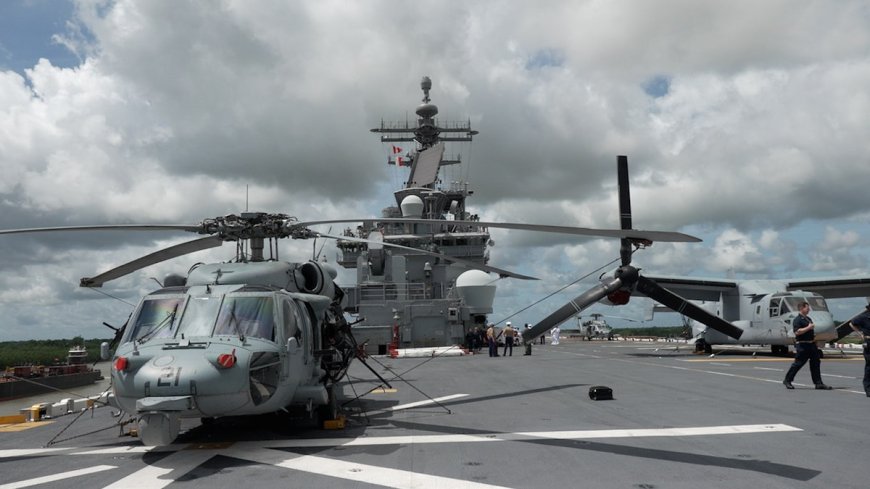 Navy suspends search for sailor who went missing when helicopter went down in Arabian Sea