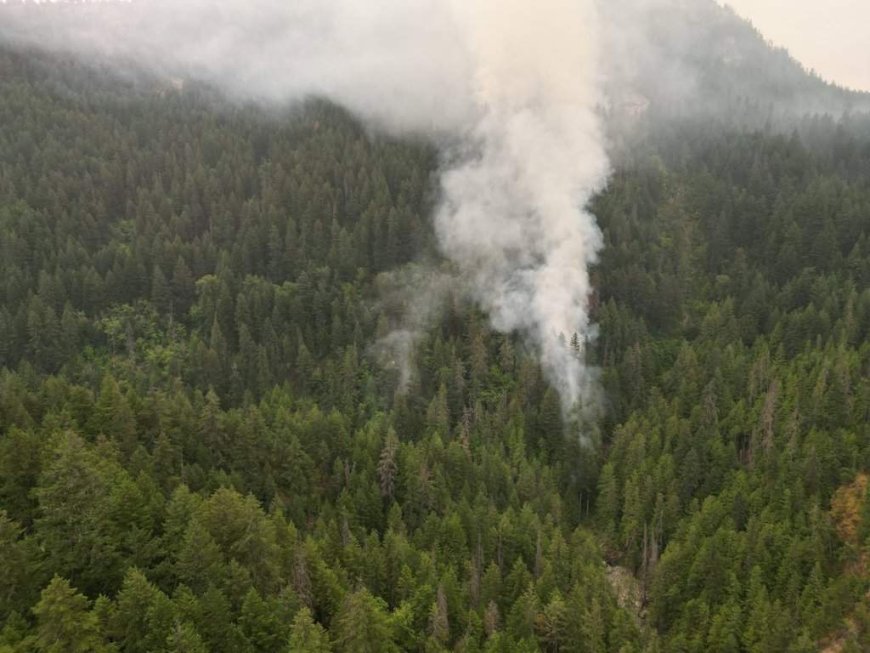 Explosive growth of Brunswick Creek fire triggers air quality warning