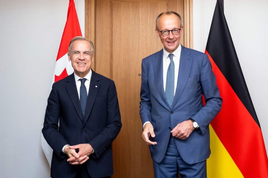 Submarine deal with Canada good for German economy, chancellor says