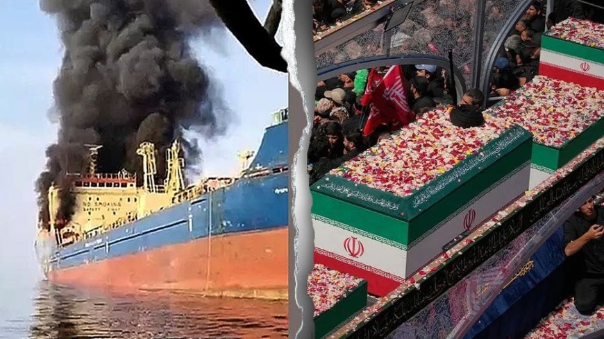 Iran attacks ships in Strait of Hormuz days after Trump gave Tehran 'a week off' for Khamenei funeral