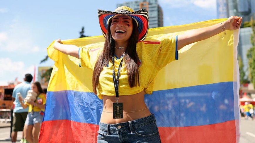 Colombia soccer fans invade Vancouver ahead of World Cup Round of 16 clash with Switzerland