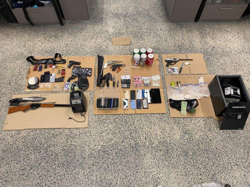 Guns, machetes and cellphones among items seized by northern Saskatchewan RCMP
