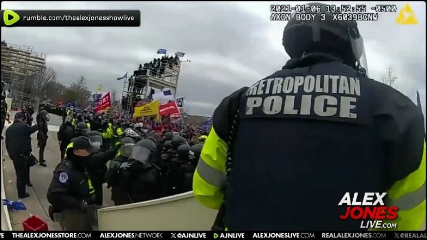 J6 Capitol Police Release New Video Of Alex Jones Trying To Stop Capitol Breach! 