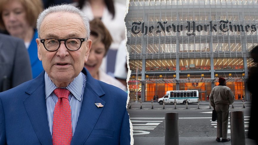 GOP senator accuses NYT of sitting on bombshell allegation to protect Schumer, Dems