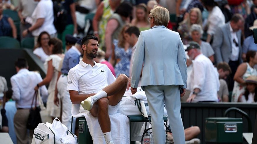 Novak Djokovic gets in heated argument with Wimbledon official over roof during thrilling quarterfinal win