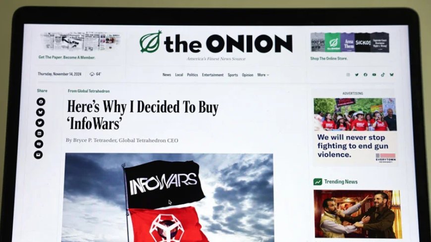 ‘Trademark Infringement 101′: The Onion’s Fake Infowars Acquisition Risks Violating Trademark Law