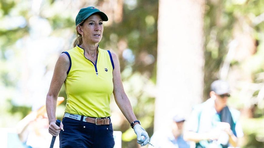 WNBA commissioner Cathy Engelbert caught hitting laughably bad golf shot after allegedly ditching interview