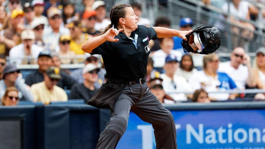 MLB's female ump leaves both teams fuming with odd calls, NASCAR wife hits the beach & Aaron Rodgers emerges!