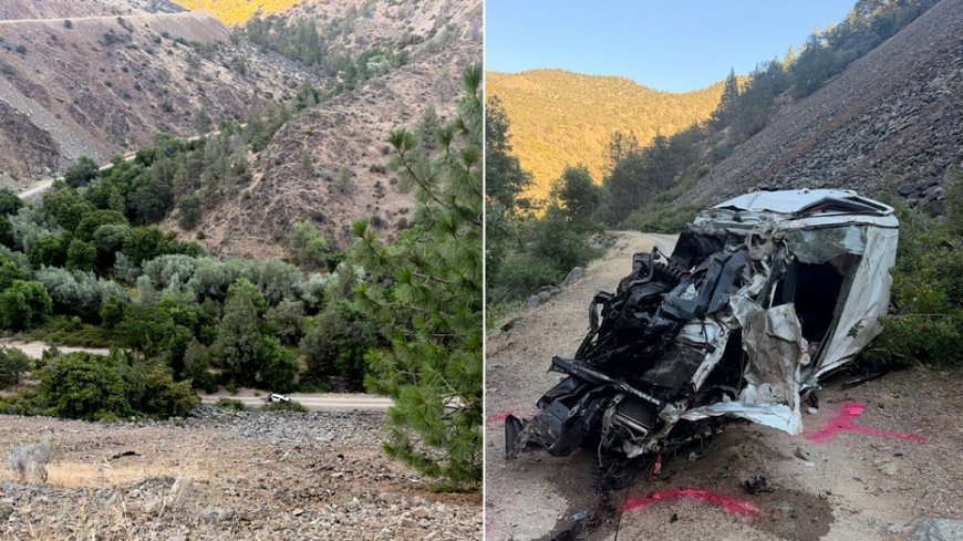 Driver accused of DUI survives astonishing 600-foot plunge down California cliff