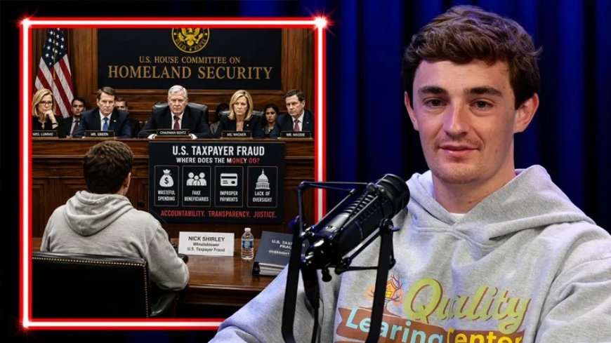 EXCLUSIVE INTERVIEW: Nick Shirley To Testify Wednesday On The Hundreds Of Billions Of Dollars Of Democrat-Orchestrated Fraud Perpetrated Against The Taxpayers Before The Homeland Security Committee!
