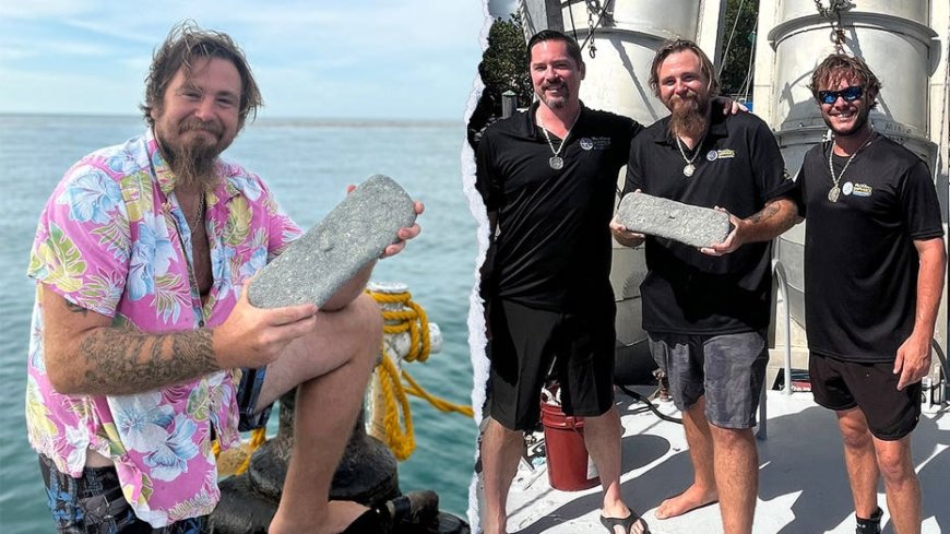 Treasure hunters recover rare silver bar from legendary shipwreck off Florida Keys