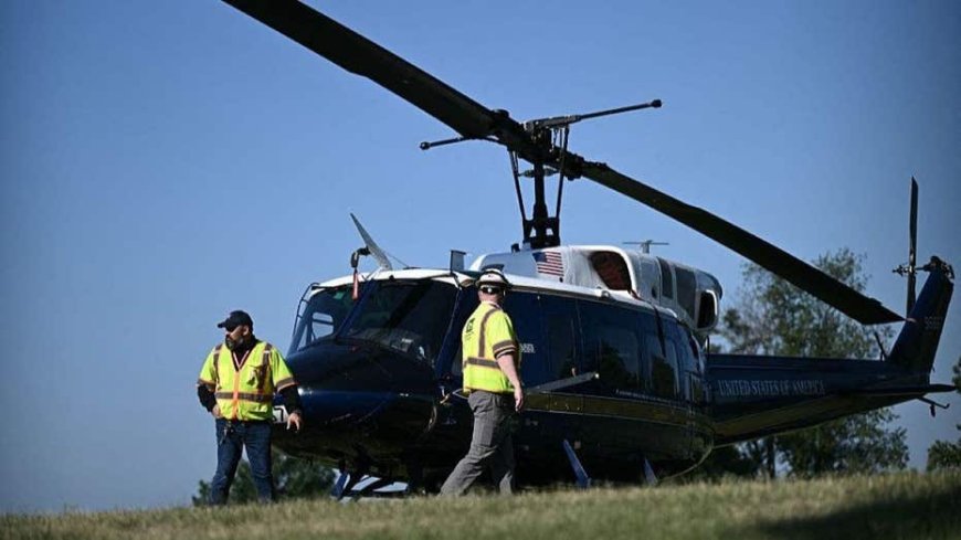 Air Force helicopter makes emergency landing in DC