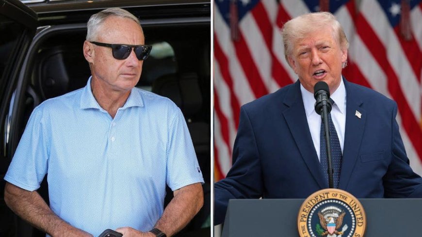MLB commissioner says Trump 'interested' in MLB CBA negotiations but 'will pass' on potential help