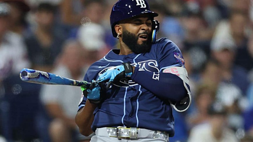 MLB All-Star Game scare as Rays slugger Junior Caminero exits after taking 98 mph fastball to hand
