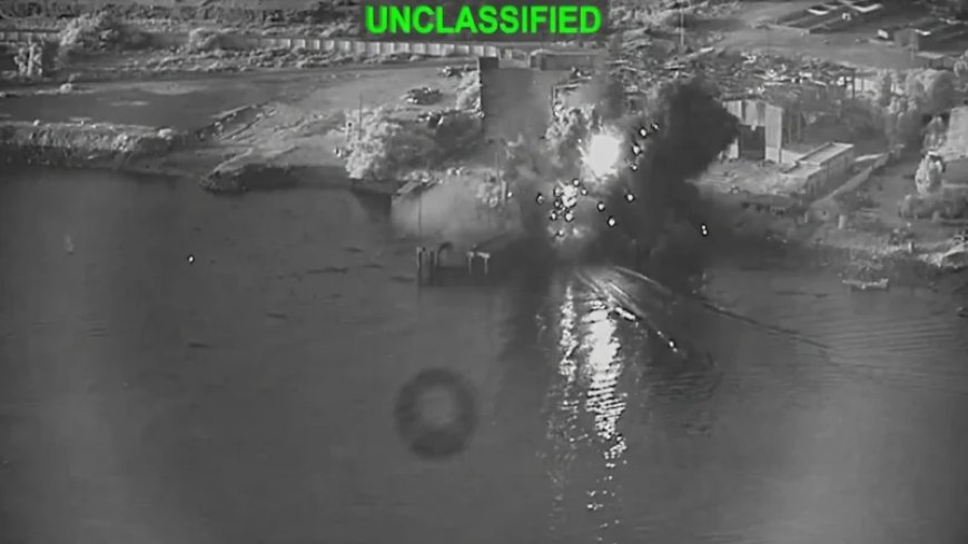 Watch: US Military Unleashes Suicide Drone-Boat Swarm On Iranian Submarine Facility