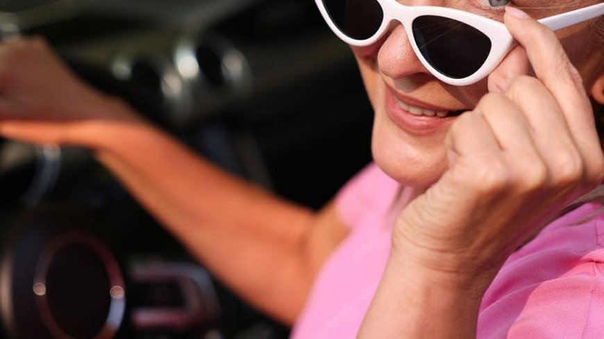 Do not SQZ this elderly Florida woman's A55, no matter what her new license plate says