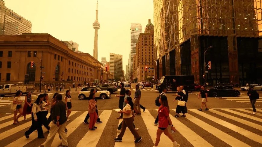 Over 830 Wildfires Rage In Canada As Smoke Blankets North Eastern US