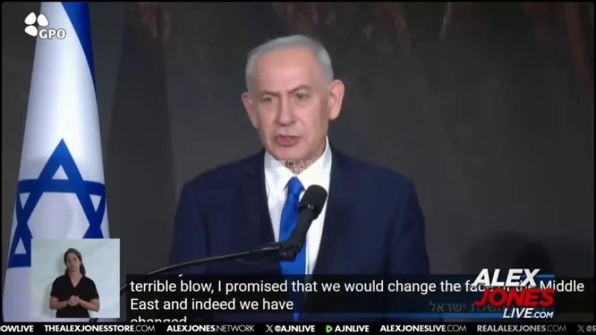 VIDEO: Netanyahu Celebrates His Genocides & War Crimes In Gaza, Lebanon & Syria As People Of The Middle East Are Sacrificed For The Greater Israel Expansion Project!