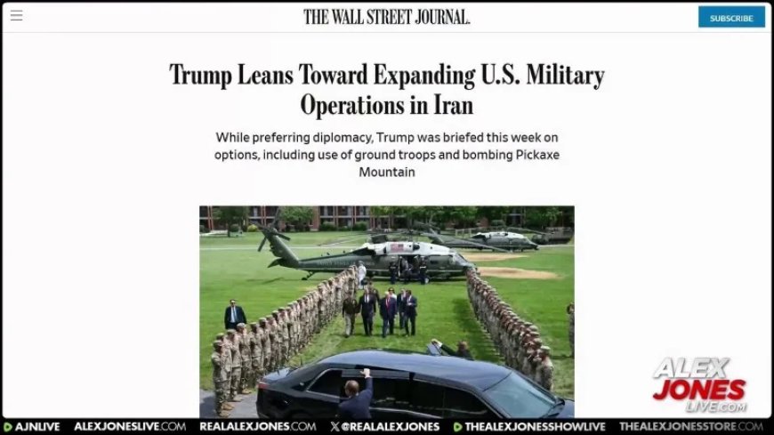 Pentagon Says Trump Is Leaning Toward Expanding US Military Operations In Iran, Including A Ground Invasion!
