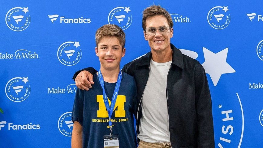 Tom Brady draws inspiration after meeting with Make-A-Wish teen heart transplant recipient at Fanatics Fest