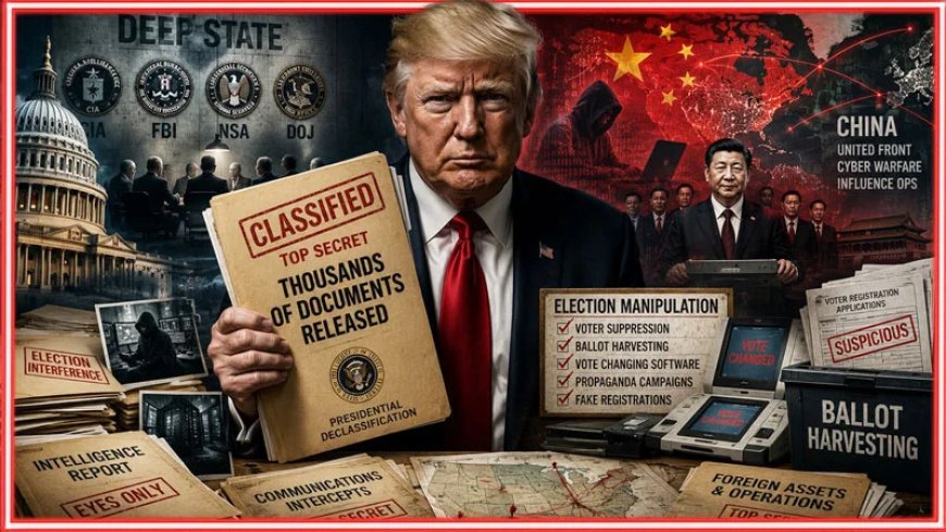 WE JUST BLEW UP THE DEATH STAR! Trump’s Release Of Thousands Of Classified Documents Have Completely Exposed How The Globalist Deep State- Working Through Communist China- Has Been Attempting To Manipulate & Steal US Elections For Decades!