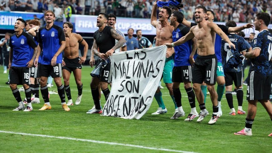 Argentina's controversial World Cup banner got into the stadium by way of some dude's underwear