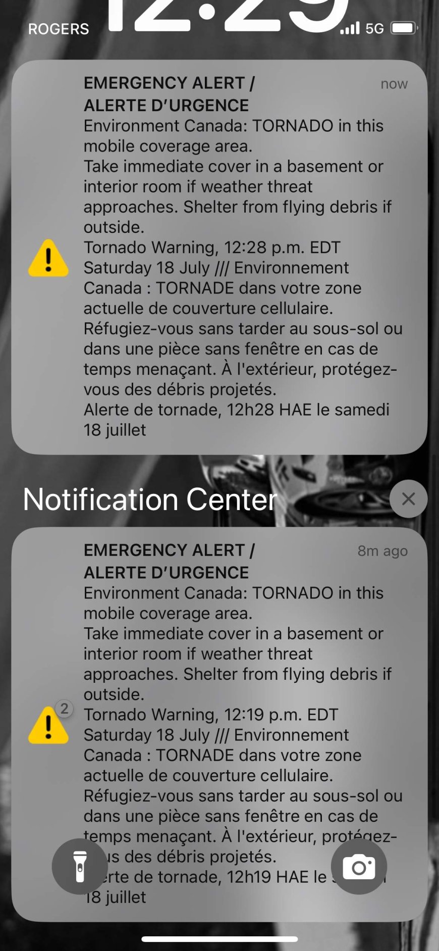 Tornado warning issued for Milton, Mississauga, Oakville area