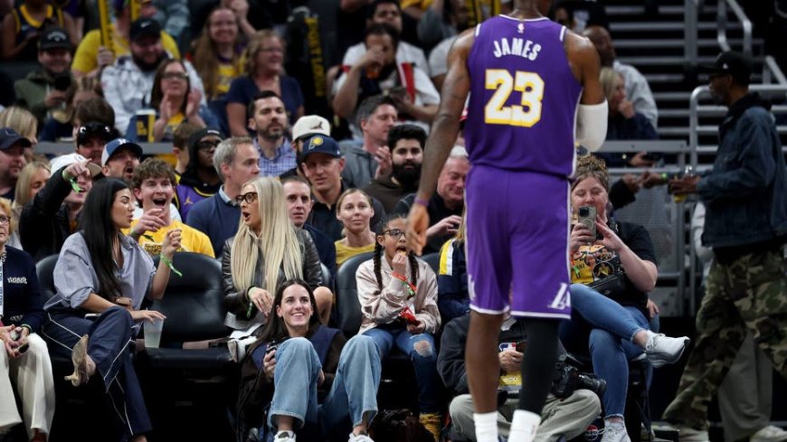LeBron James shows love to Caitlin Clark on his Instagram after her historic 45-point performance