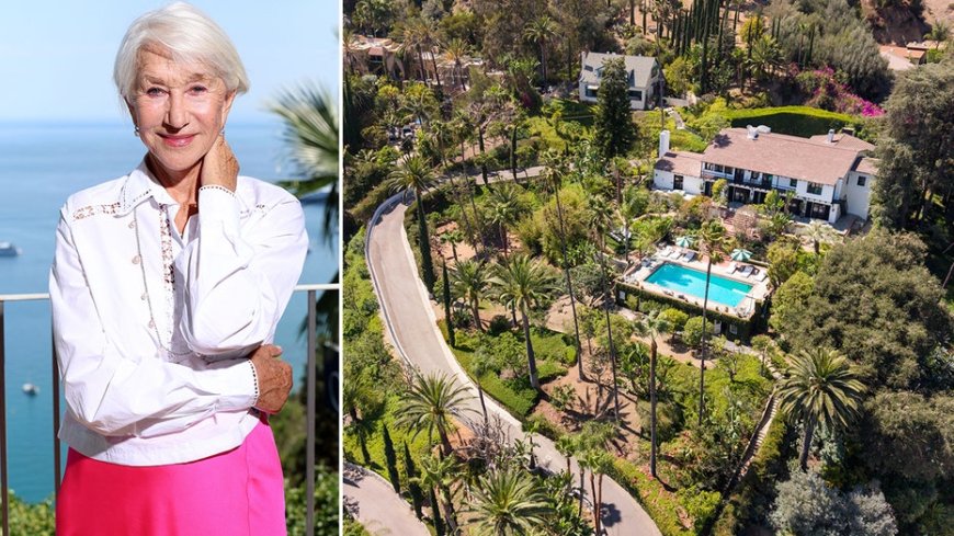Helen Mirren re-lists historic Hollywood Hills estate after $6.5M price slash