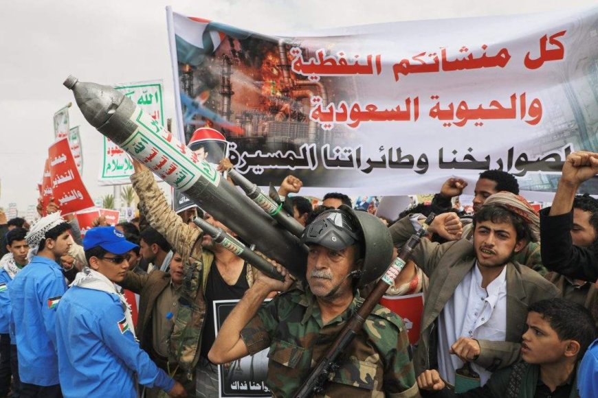 Iran-backed Houthis say they will block Saudi shipping at Red Sea gateway